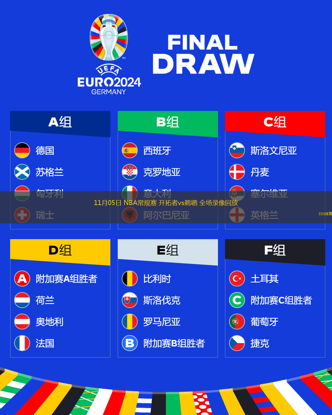 11月05日 NBA常規(guī)賽 開拓者vs鵜鶘 全場錄像回放