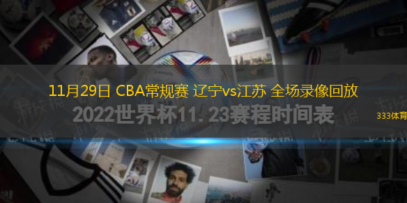 11月29日 CBA常規(guī)賽 遼寧vs江蘇 全場(chǎng)錄像回放