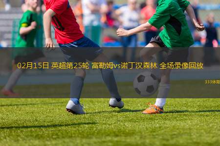 02月15日 英超第25輪 富勒姆vs諾丁漢森林 全場錄像回放