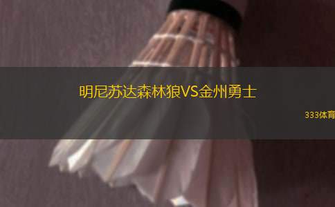 明尼蘇達森林狼VS金州勇士