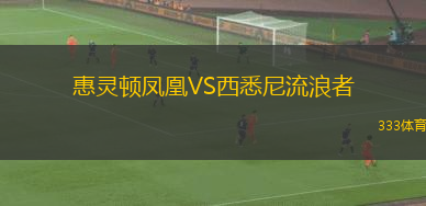 惠靈頓鳳凰VS西悉尼流浪者